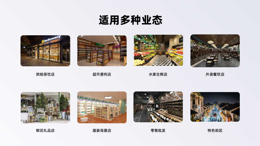 適用多種零售行業